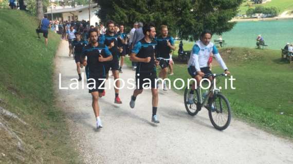 AURONZO GIORNO 6 - Corsa e tanta fatica: assente Strakosha. Pomeriggio riposo - FOTO&VIDEO