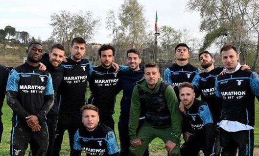 La Lazio gioca a paintball, Correa: "Un giorno diverso" - FOTO