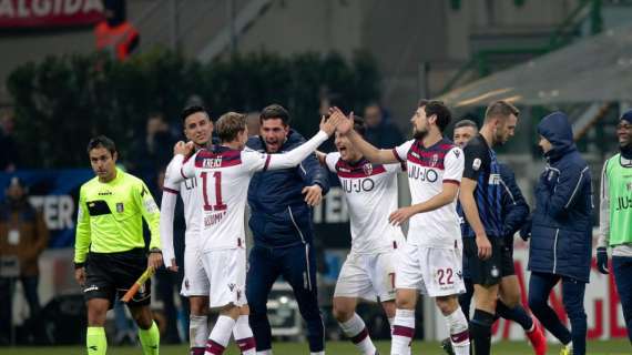 Bologna, allenamento mattutino per preparare la sfida contro la Lazio