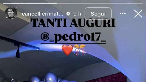 Lazio, Pedro spegne 38 candeline: i festeggiamenti con i compagni - FOTO