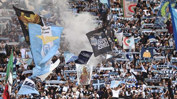 Lazio - Venezia, la Nord si fa sentire: la protesta contro Lotito