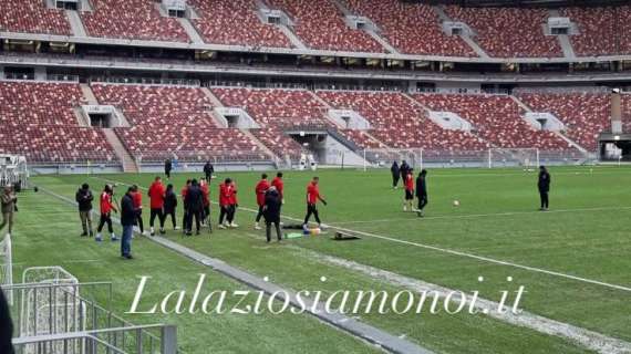 Lokomotiv Mosca, il walk around dei russi allo Stadio Luzhni – FOTO & VIDEO