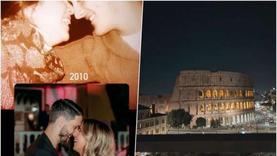 Luis Alberto, la moglie è innamorata di Roma: "Sei unica". E per l'anniversario... - FOTO