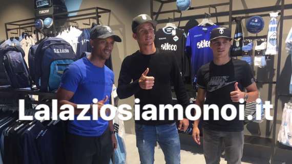 Meet & Greet al Lazio Style di Valmontone, Pedro Neto: "Tifosi importanti per noi". Presenti anche Nani e Luiz Felipe