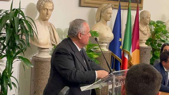 Lotito in Campidoglio: "Oggi si apre un nuovo capitolo, la Lazio avrà una casa e..." - VIDEO