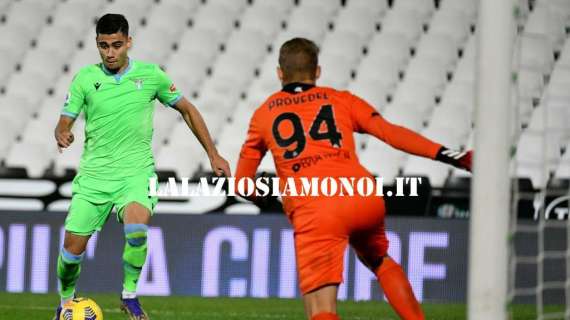 Spezia - Lazio, Pereira sui social: "Felice per i 90', speravo il gol fosse regolare" - FT