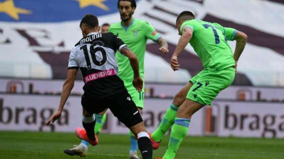 Udinese - Lazio 0-1 / Il gol di Marusic con la voce di Zappulla - VIDEO