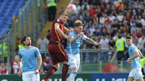 È sempre derby: Dzeko carica Jovetic in vista del match con la Lazio - FOTO