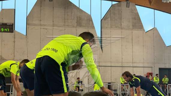 VIDEO AURONZO GIORNO 6 - Lazio, rivivi l'allenamento in palestra della mattinata! 