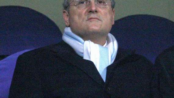 Lotito risponde a Storace e chiama la gente: "Solo invidie, sono tifoso della prima squadra di Roma... Siamo quarti, serve più sostegno"