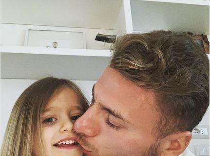 Lazio, la dedica di Immobile alla piccola Michela: "Ti sarò sempre accanto" - FOTO