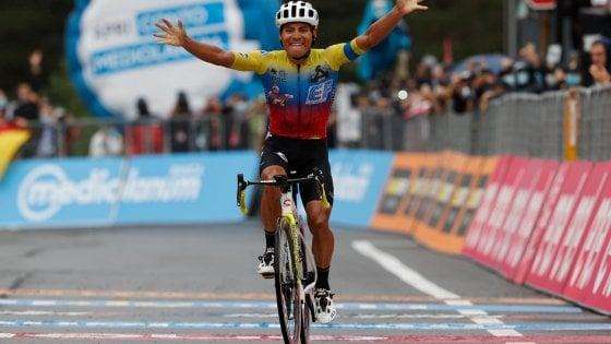 Giro d'Italia, la terza tappa la vince... Caicedo! L'ecuadoriano trionfa sull'Etna