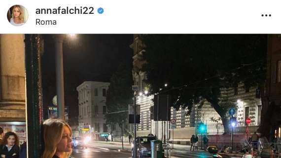 Lazio, il rammarico di Anna Falchi: “Tristi serate romane” - FOTO