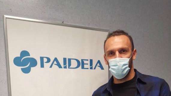 Lazio, Muriqi in Paideia per dei controlli strumentali - FOTO