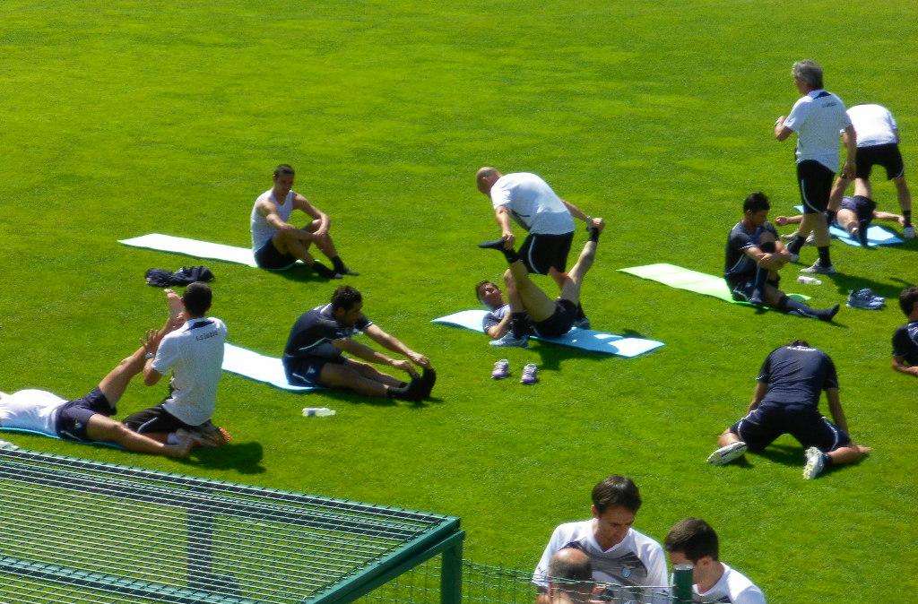 SPECIALE AURONZO  Terzo giorno, mattina: corsa leggera per tutti. Grandi risate tra Dias e Scaloni