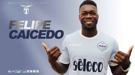 UFFICIALE - Felipe Caicedo è un nuovo giocatore della Lazio: ecco i comunicati delle società