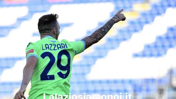 Cagliari - Lazio, Lazzari: "Soddisfatto per il gol, Inzaghi mi massacra sempre..."