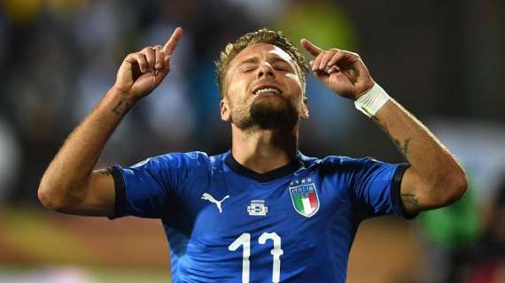 Lazio, Immobile supera Totti per gol con la maglia dell'Italia