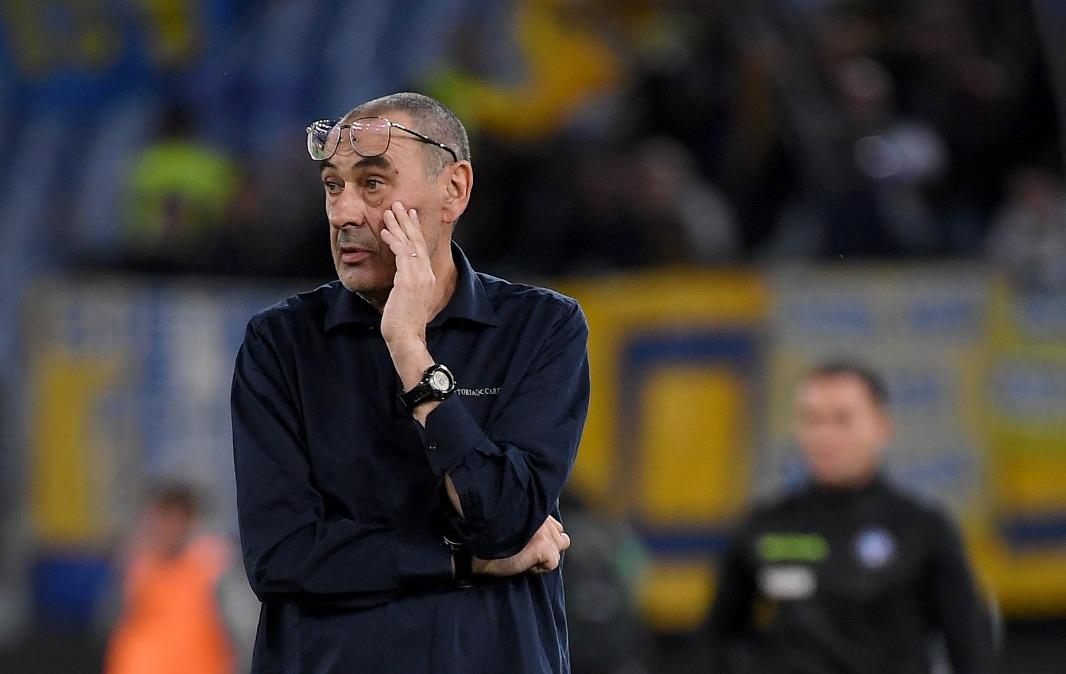 Lazio, Sarri: "Primo tempo sottotono, poi la squadra ha dato tutto"