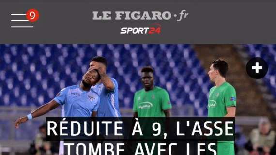 Le reazioni della stampa francese: "Il Saint-Étienne s'inchina alla Lazio" - FOTO
