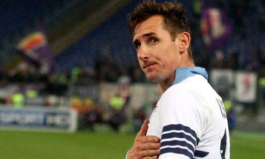 Klose apre alla Lazio: "Potrei restare un altro anno a Roma. Champions? Vogliamo il secondo posto"