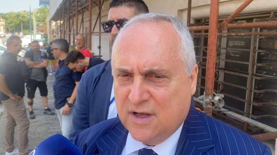 Funerali D'Amico, Lotito: "Grave perdita. Credo ancora nelle bandiere" - VIDEO