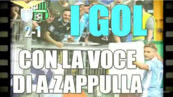 Lazio-Sassuolo 2-1 : rivivi i gol con la voce di Alessandro Zappulla - VIDEO