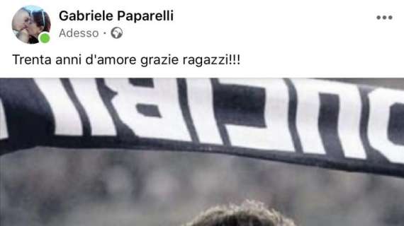 Lazio, Gabriele Paparelli saluta gli Irriducibili: "Grazie ragazzi"