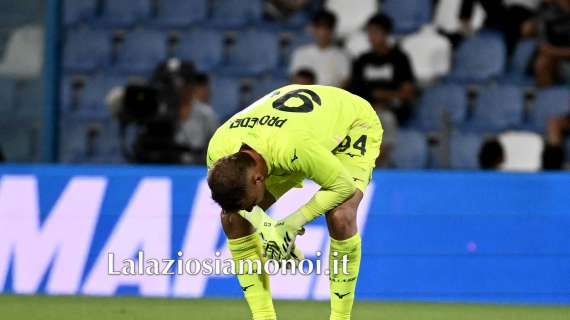 Crollo Lazio col Sassuolo: Sarri nervoso, squadra in tilt