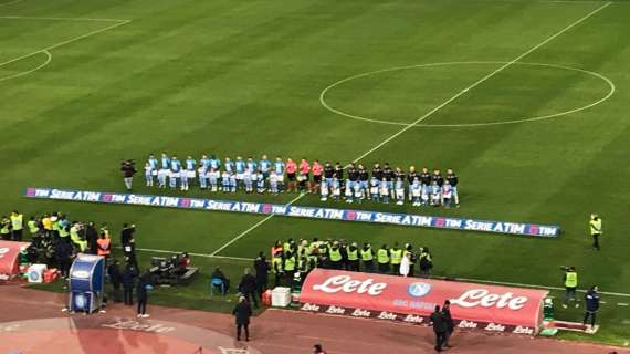 RIVIVI IL LIVE - Napoli-Lazio 4-1 (3' de Vrij, 43' Callejon, 53' aut. Wallace, 56' Zielinski, 73' Mertens)