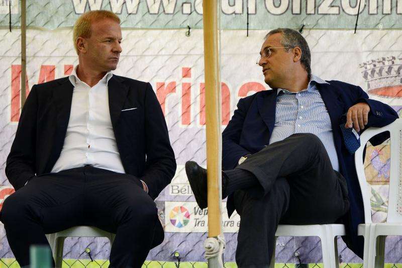 Un'altra sconfitta per la Lazio, Lotito e Tare negli spogliatoi a colloquio con Petkovic e la squadra