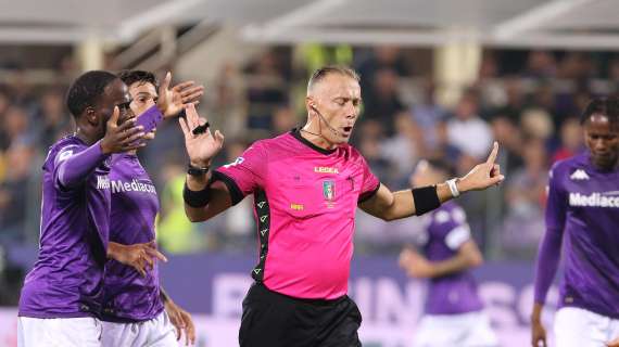 Serie A, fermato l'arbitro Valeri dopo il disastro di Fiorentina - Inter