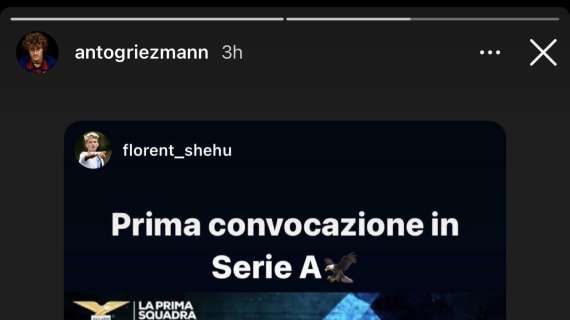 Juventus - Lazio, la prima di Shehu e i complimenti di Griezmann - FOTO