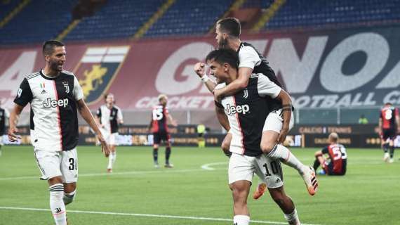 Serie A, la Juve non stecca: Genoa battuto e distacco con la Lazio invariato