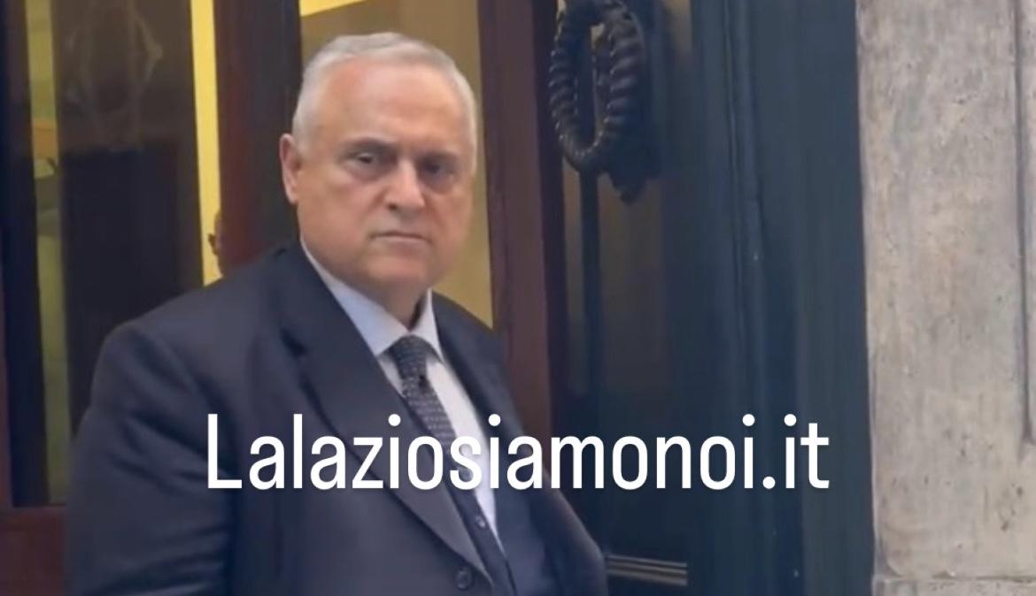 Lazio, Lotito: "Telefonata? Non conosco. Quelle non sono parole mie, ma..." - VD