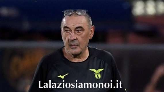 Lazio, Sarri a Sky: "Gara timorosa e scelte illogiche. Speriamo che..."