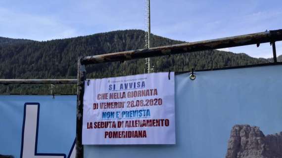 AURONZO GIORNO 3 - Lazio, domani pomeriggio si riposa: non è previsto allenamento