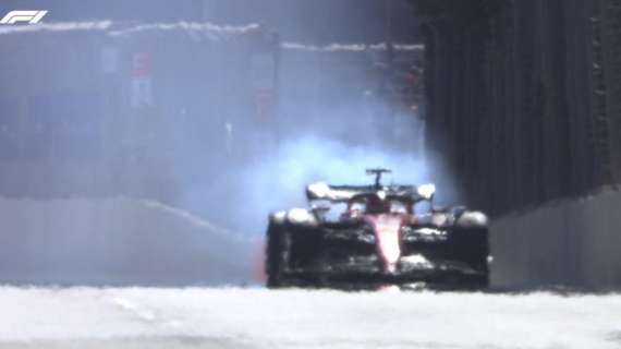 F1 | Ferrari, clamoroso a Baku: esplode il motore di Leclerc. Il commento del pilota