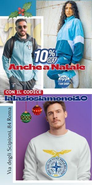 NATALE SI AVVICINA, AL LAZIO FAN SHOP SCONTI SPECIALI PER I NOSTRI LETTORI