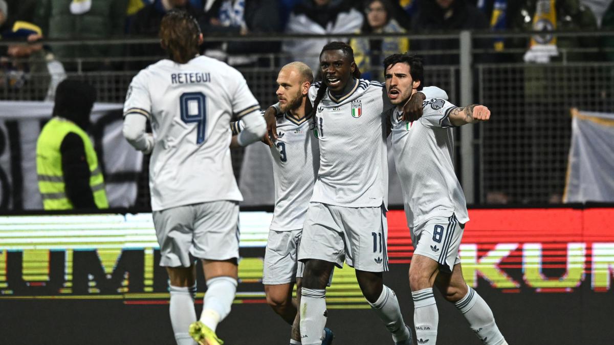 DIRETTA - Bosnia - Italia 0-1: Kean spreca un'occasione clamorosa
