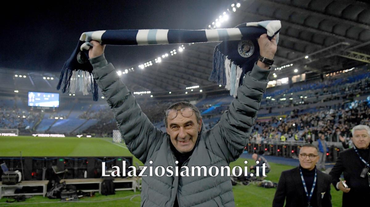 Lazio, Sarri sotto la Nord: la nostra gallery - FOTO