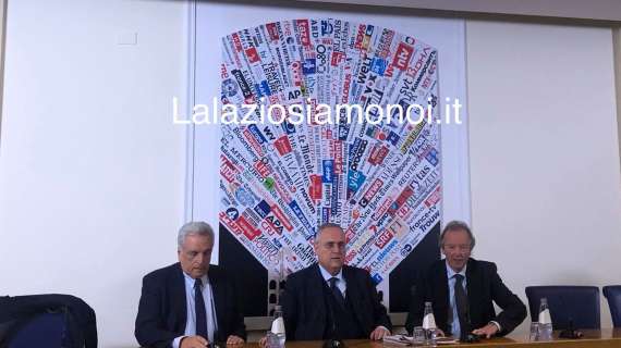 Lazio, Lotito alla stampa estera: "Siamo una società di valori, basta con certe etichette" -VD