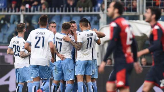 RIVIVI LA DIRETTA - Genoa - Lazio 2-3: vittoria spaziale, la Juve resta a +1