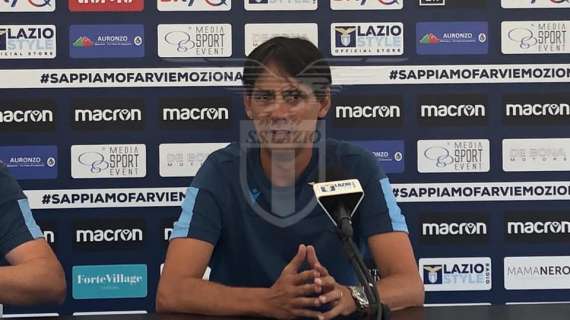RIVIVI LA DIRETTA - Lazio, Inzaghi: "Cancelliamo il passato, abbiamo entusiasmo. Milinkovic? Se parte..."