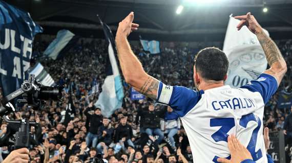 Lazio, la Serie A ricorda l'emozione di Cataldi al derby: "La prima volta..."