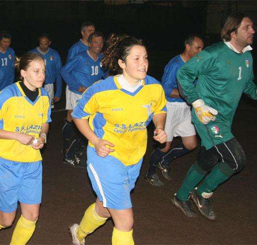 I parlamentari e la Lazio Femminile per i bambini