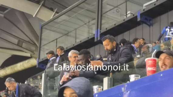 Lazio, Adekanye all'Olimpico: "Qui per tifare i biancocelesti. Futuro? Vedremo..."