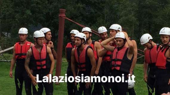 WALCHSEE GIORNO 4 - Relax e divertimento: mezza giornata di riposo, la Lazio va a fare rafting