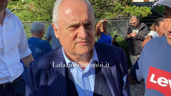 Lazio, Lotito: "Non ho problemi con i tifosi, faccio l'interesse della società"