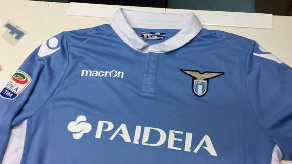 Maglia derby, per la Lazio torna lo sponsor Paidea 